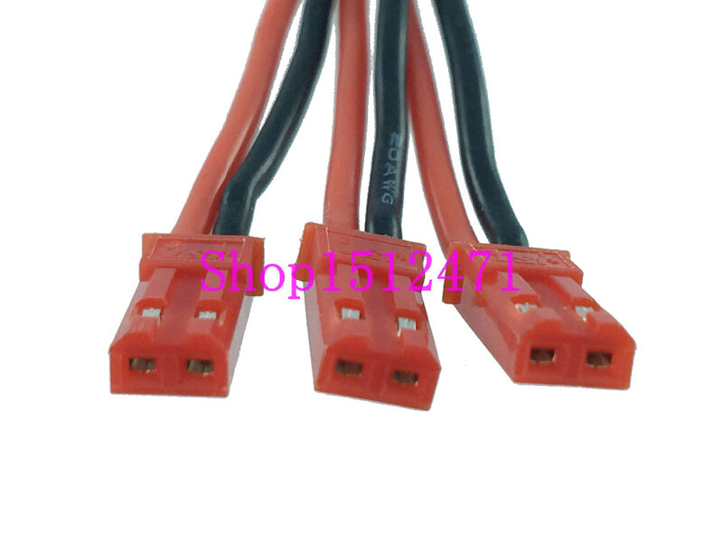 1pce JST cable paralelo 1 hembra a 3 macho cargador cable de plomo para batería RC