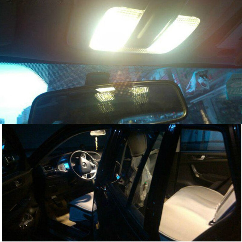 1pc FESTOON 31mm 36mm 39mm 42mm Car LED Bulb C5W CANBUS NO ERROR Car Dome Light Auto Interior Lamp DC12V white ice blue pink