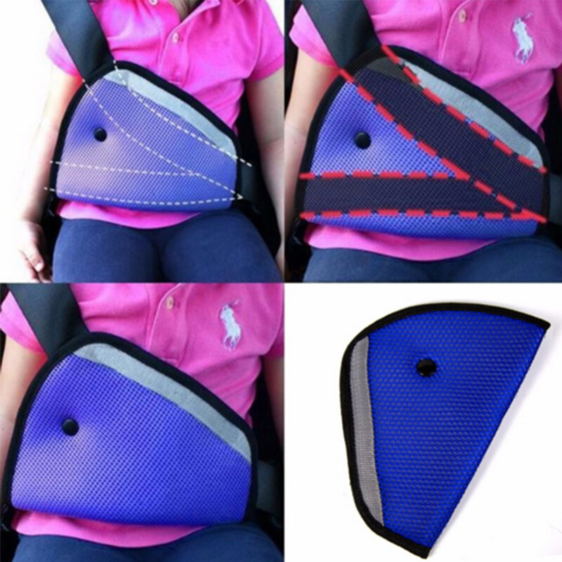 Cinturón de seguridad para niños y bebés, posicionador de protección de cuello, cubierta de seguridad automática
