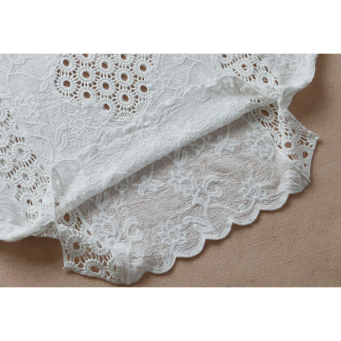 Blusa feminina de crochê de algodão, estilo boho, branca, oca, tamanho grande, batwing sleeve, verão, 2018