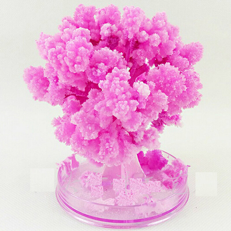 2019 90mm H magiczne sztuczne drzewa Sakura boże narodzenie rosnące drzewo papieru japonia pulpit kwiat wiśni magia dzieci śmieszne zabawki 2 sztuk