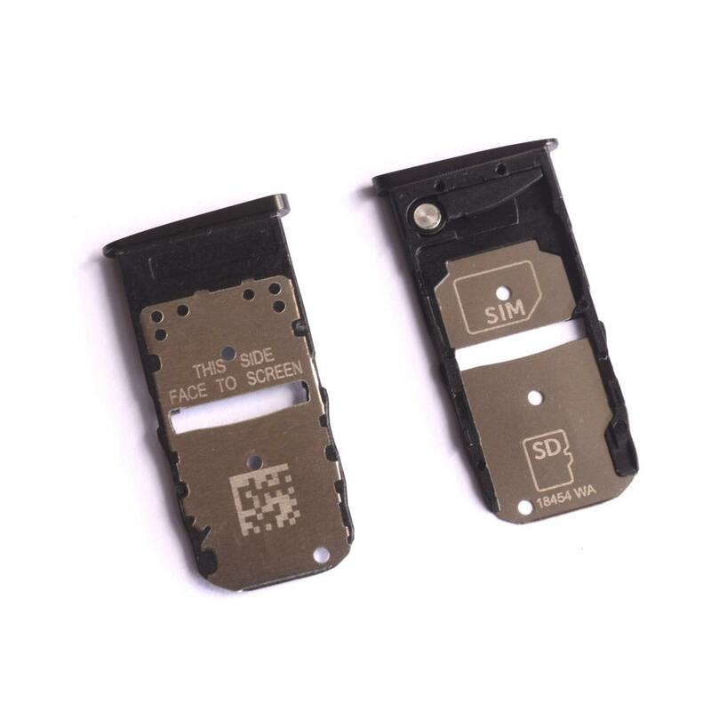 모토로라 모토 Z2 포스용 새로운 SIM 카드 트레이, 마이크로 SD 카드 트레이, 로트당 10 개