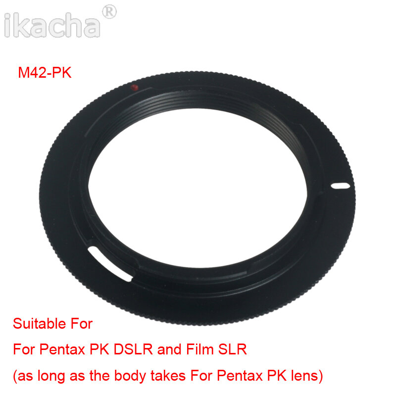 Metalowe M42 adapter obiektywu pierścień dla M42-EOS AI na stronie PK adapter obiektywu, aby dla Canon Nikon Sony Pentax 20d 40d 50d lustrzanka