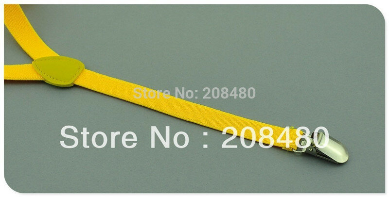 Masculino feminino suspensórios para calças titular clip-on elástico cintas fino y-back gallus moda doces amarelo 2020 novo presente topo
