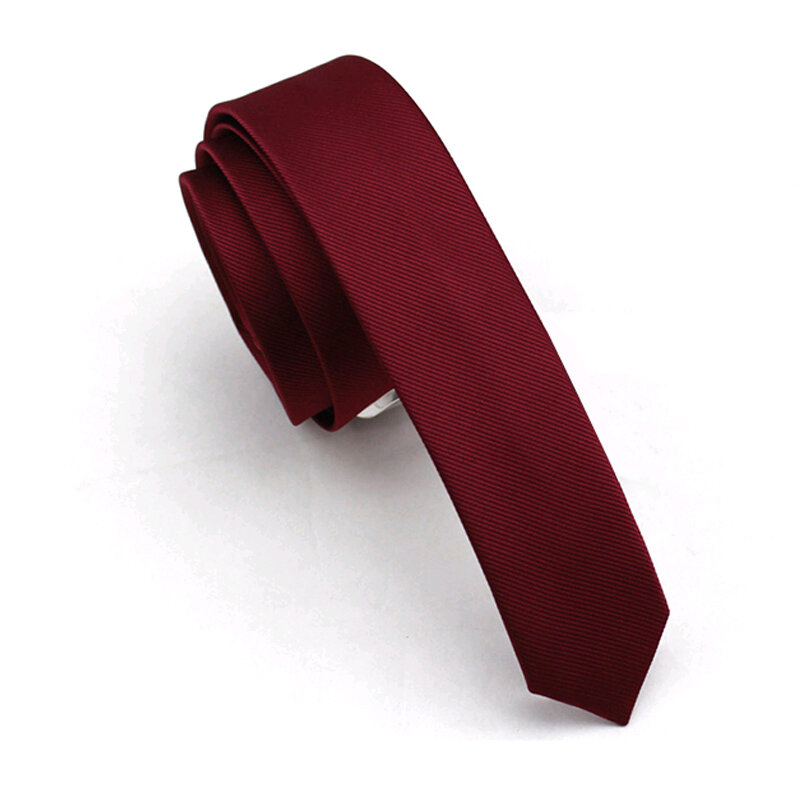 JEMYGINS-Corbata delgada de seda Natural para hombre, corbata sólida hecha a mano, Multicolor, para reunión, boda y fiesta, 4cm