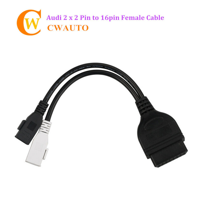 Соединительный кабель OBD2 VAG 2P + 2P 2x2 на 16 контактов