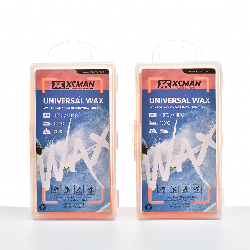 XCMAN 범용 스키 스노보드 왁스, 모든 종류의 눈에 사용 가능한 만능 원형 왁스, 200g, 400g, 600g