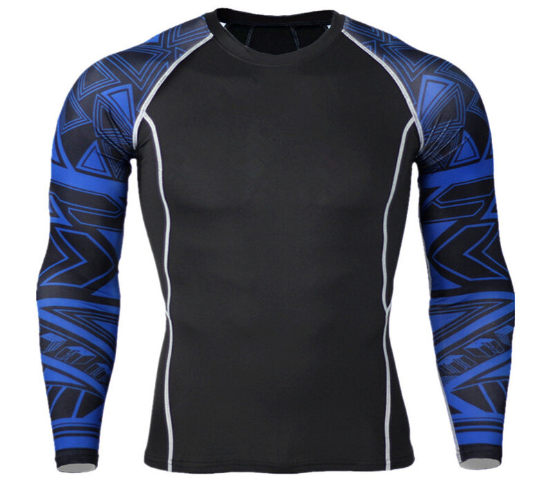 Спортивная быстросохнущая одежда мужская футболка для бега эластичная тренировочная компрессионная одежда