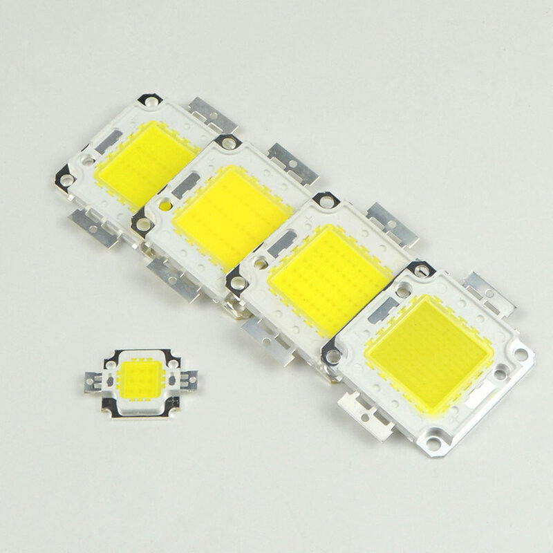 1 Pcs 10 W 20 W 30 W 50 W 100 W de Alta Potência COB lâmpada LED Chip integrado SMD Para DIY luz Do Gramado Luzes Spotlight Focos Lâmpada