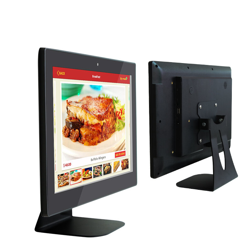Android 13.3 inch all in one industriële PC ingebed LCD touchscreen voor KIOSK computer self-betaling PC display