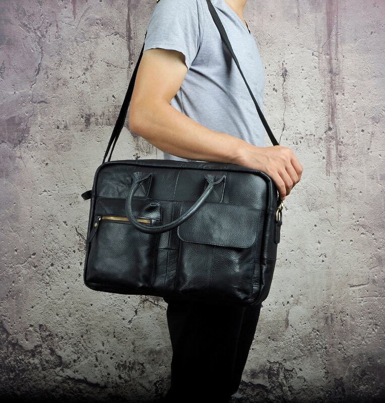 Мужской оригинальный кожаный деловой портфель для путешествий, чехол для ноутбука 15 дюймов, профессиональный женский органайзер, сумка-мессенджер