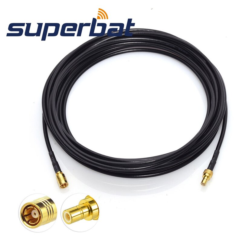 Superbat DAB/DAB+ Car Radio Aerial RG174 5M Extension Cable Adapter Connector for C-KO DAB
