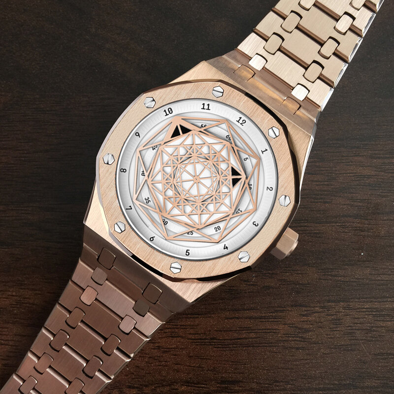 DIDUN Men Watches Top Brand Luxury Mechanical Automatic Watch Fashion Business Watch steel strap Wristwatch