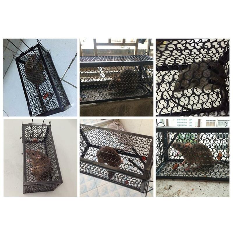 Rat Cage Mice Rodent Animal Control Catch Bait Hamster Mouse Trap Humane Live Home High Quality Rat Killer Cage Home Garden