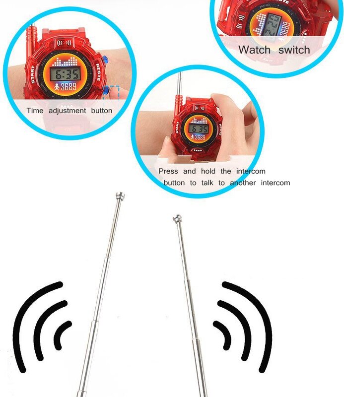 1 пара часов Walkie Talkie детские часы радио наружный домофон игрушка головоломка игры