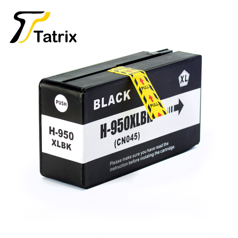 Tatrix kartrid tinta HP 950XL 951XL, kompatibel untuk HP 950 951 untuk Officejet Pro 251dw/276dw/8100/8600/8610/8620/8630/8640/8650/8660/8615/8616/8625/
