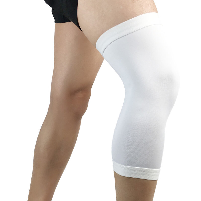 Esportes de segurança joelheiras treinamento joelho cinta compressão manga 1 peça sólida spslf0055