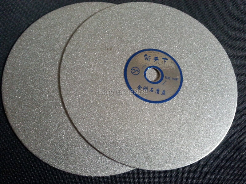 6 zoll diamant flache polieren runde discs für lapidar, polieren werkzeuge grit #180