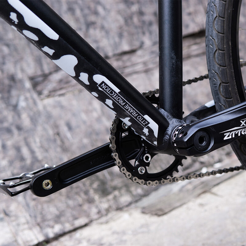 ZTTO 자전거 프레임 보호 스티커 3D 스크래치 방지 MTB 도로 자전거 푸시 가드 프레임 커버에 대 한 최고의 이동식 접착제