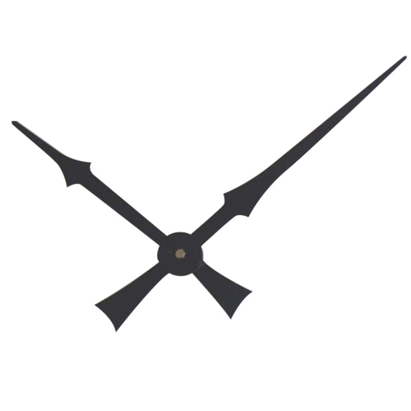 10sets Wholesale Black Quartz Clock Metal Arrows Clock Hands for DIY Wall Clock