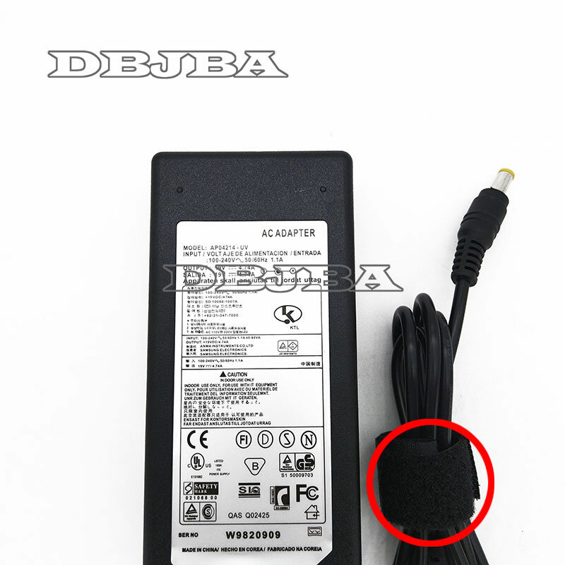 19V 4.74A 90W laptop ac adapter for Samsung Series 7 Chronos 700Z7C 770Z5E 780Z5E 870Z5G 870Z5E 880Z5E SADP-90FH D charger