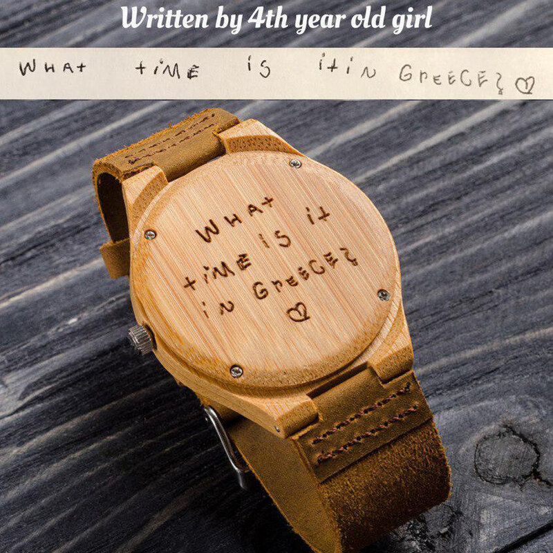 Orologi per lui e per lei di vendita caldi orologi da donna personalizzati di lusso scrivi le tue parole sull'orologio regalo di compleanno per ragazza