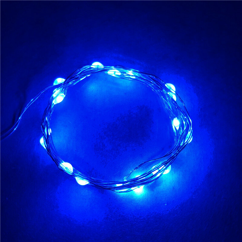 2M 20pcs LED Garland Copper Wire Corker String Fairy Lights for Glass Craft Jar Bottle Christmas Valentines Wedding Decor