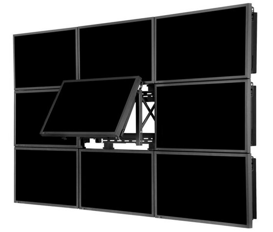 2018 Custom neue video wand mit Hydraulischen halterung 46 Zoll DID LD Video Wand Lünette 5,3mm led Display 4x6 Rf remote LCD video wand