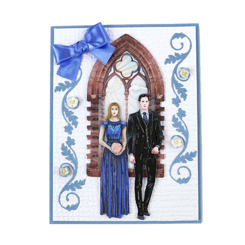 Bridesgroom-troqueles de corte para novio y padrino de boda, plantilla para hacer álbumes de tarjetas, manualidades en relieve, troqueles nuevos, 2019