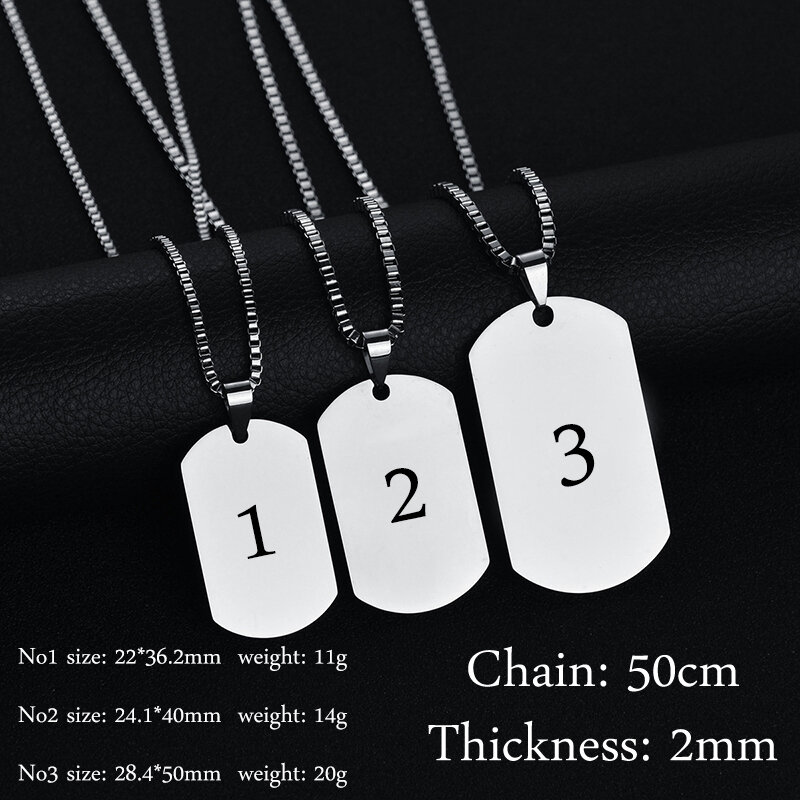 Nextvance Stainless Steel Custom Personalized Necklace 3 Colors Photo Name Free Engrave Necklaces For Women Men Valentines Gift