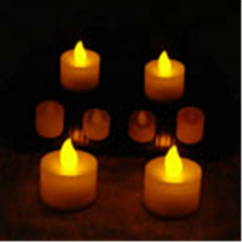 Battery LED Whosale!!! (288 pieces/ Lot) Super Quality Flicker LED Teal Light Wedding Decoration LED Candle Party Light