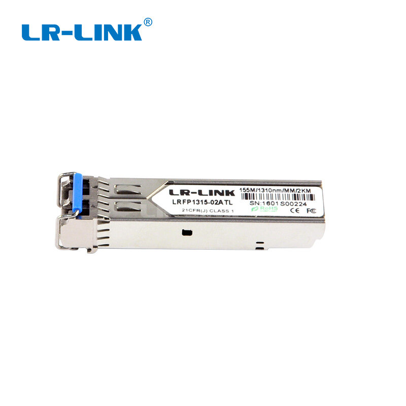LR-LINK 1315-02ATL 100Mb 이더넷 SFP 트랜시버 모듈 100FX DDM MMF 모듈 850nm ,1310nm