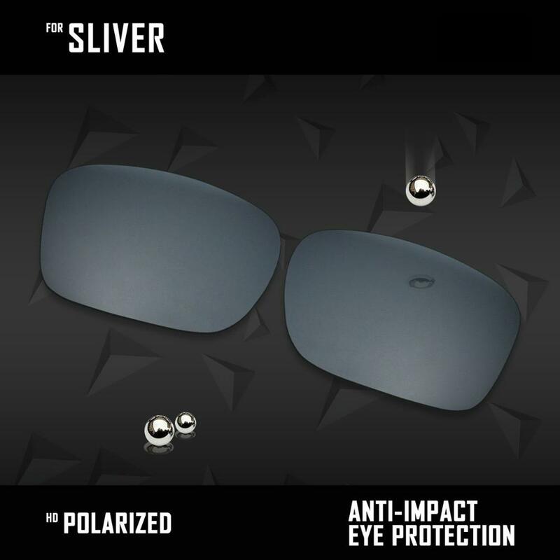 Oownit Lensa Pengganti untuk Oakley Silver OO9262 Kacamata Hitam Terpolarisasi-Multi Warna