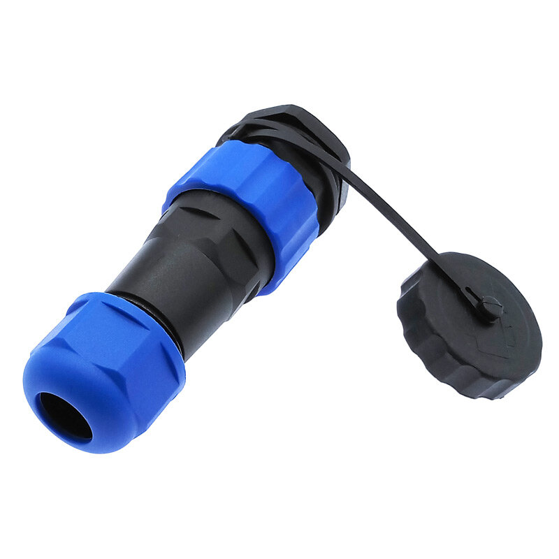 SP20 Straight waterproof connector 2 pin 3/4/5/6/7/8/9/10/12/14Pin IP68 Industrial cable connector