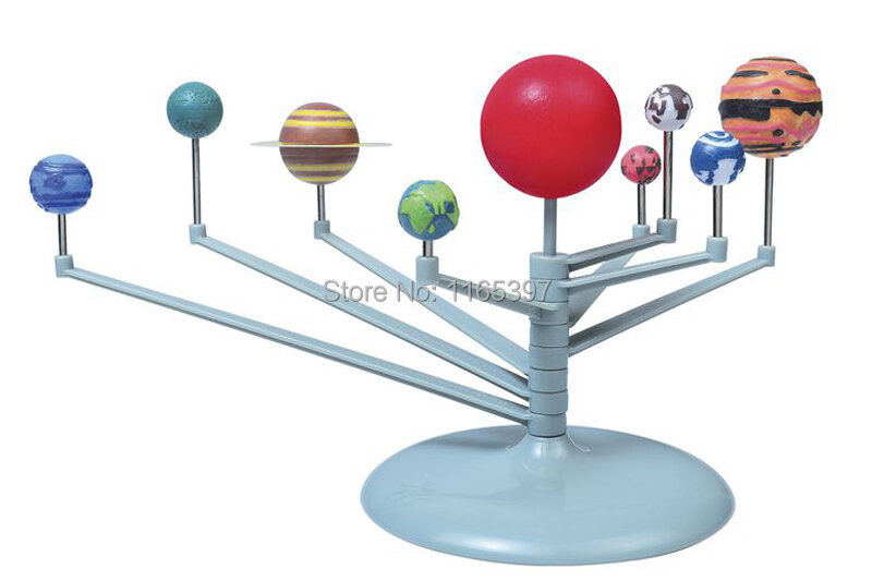 Modelos educativos de ciencia científica para niños y adolescentes, juguete experimental, materiales de ensamblaje DIY, Sistema solar, Planeta, ARIUM