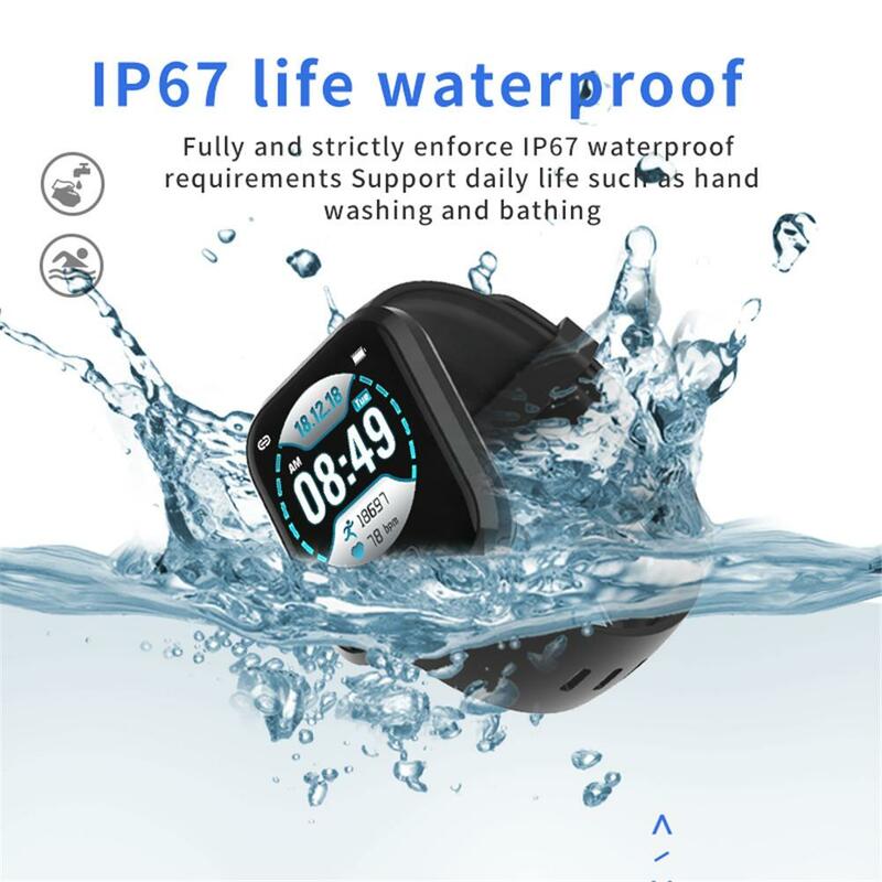 P30 Smart Armband Bluetooth Anruf Erinnerung Uhr 1,3 Zoll Herz Rate Blutdruck Überwachung Fitness Tracker Für Android Ios