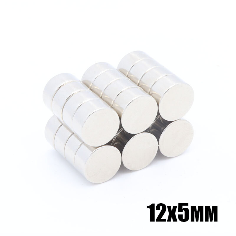 10pcs 12 x 5 mm Neodymium permanent Magnet Wholesale 12x5 mm Disc Round Strong Rare Earth Magnets 12*5 mm New Art Craft