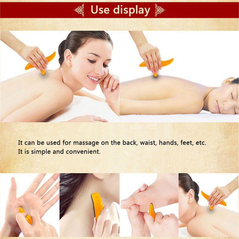 Antistress Raspagem Massagem Guasha Placa de cera de Abelha GuaSha Acupuntura Massager Terapia SPA Facial Olhos Acupoint Massagem de Relaxamento