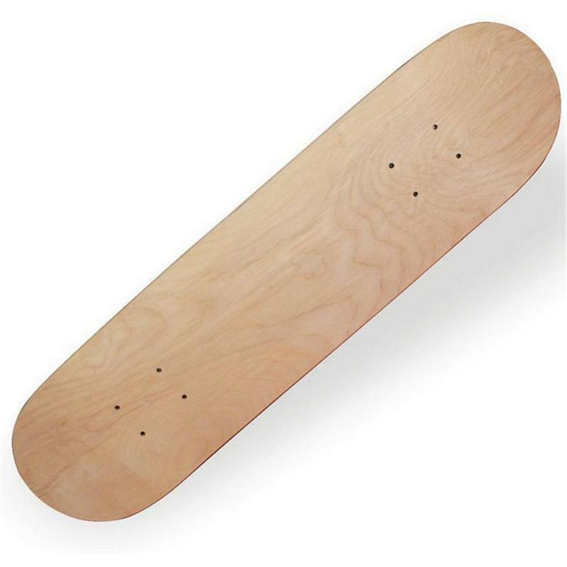 Tavola da Skateboard fai-da-te da 8 pollici, costruzione in legno d'acero a 8 strati di alta qualità, doppia forma concava, Longboard completamente personalizzabile