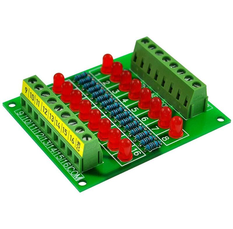 CZH-LABS 16 Led インジケータライトボード、サポート 5 〜 50VDC 共通正/負