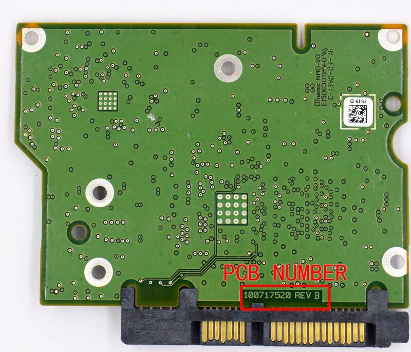 100717520 REV B Seagate placa de circuito de disco duro ST2000DM001/ ST500DM002, ST1000DM003, ST3000DM001, ST2000VX000 , ST2000VS000