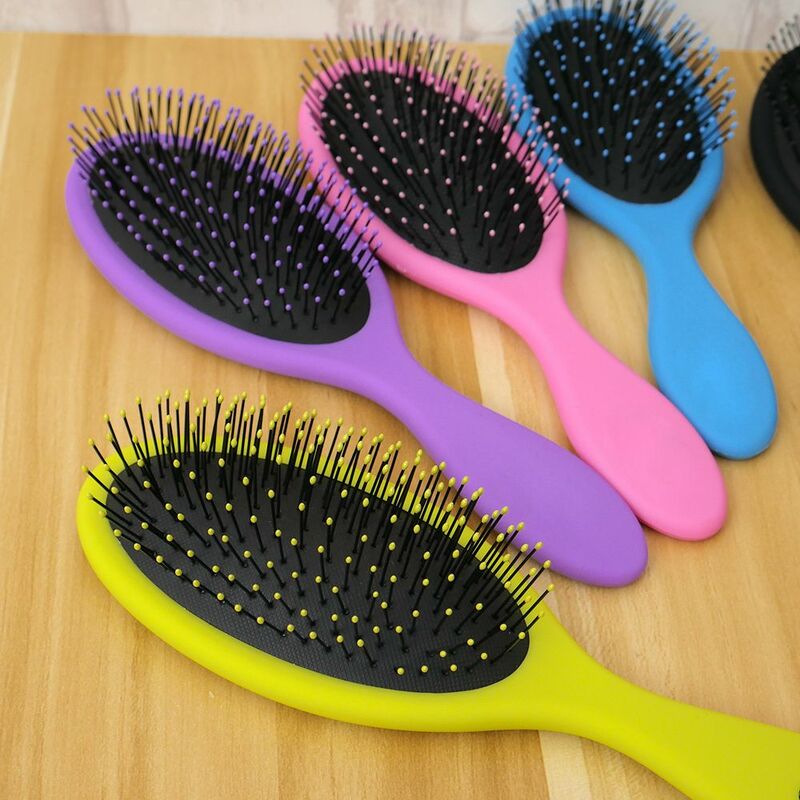 Escova de cabelo oval para mulheres, pente para couro cabeludo, airbag, massagem, escova de cabelo encaracolada, desembaraçadora, ferramentas para salão de cabeleireiro