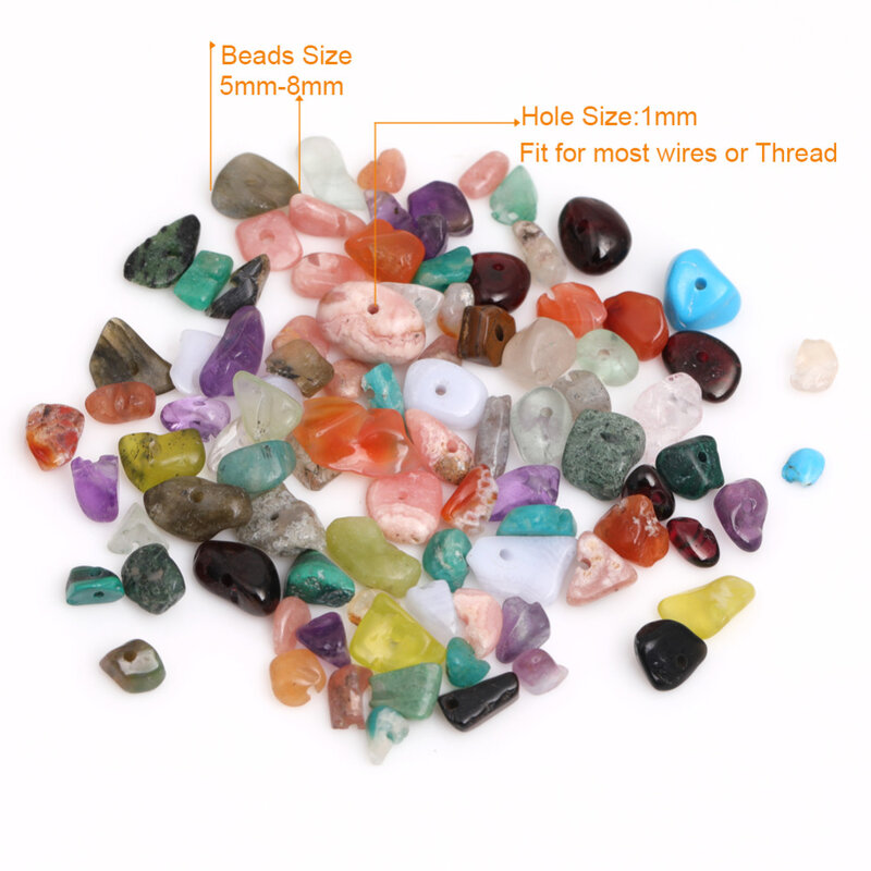 Natural Chips Shape Stone Beads materiale Peridots Fluorite Malanchite granato lapislazzuli ametrine Stand 34 pollici