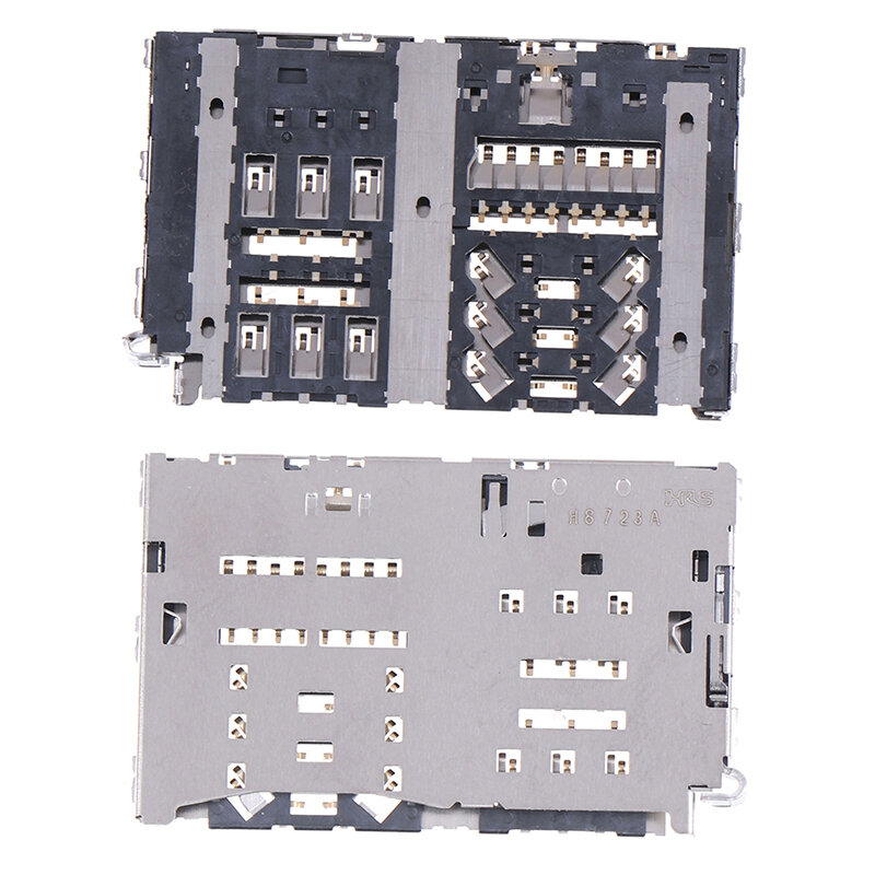 Conector de soporte de módulo de bandeja de ranura de lector de tarjetas Sim para LG G6, H870, H870DS, LS993, VS988, H872