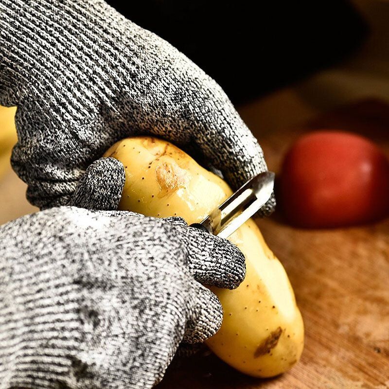 Anti Geschnitten Handschuhe Sicherheit Cut Proof Stichsichere Edelstahl Draht Metall Mesh Küche Butcher Cut-Beständig Taktische Handschuhe
