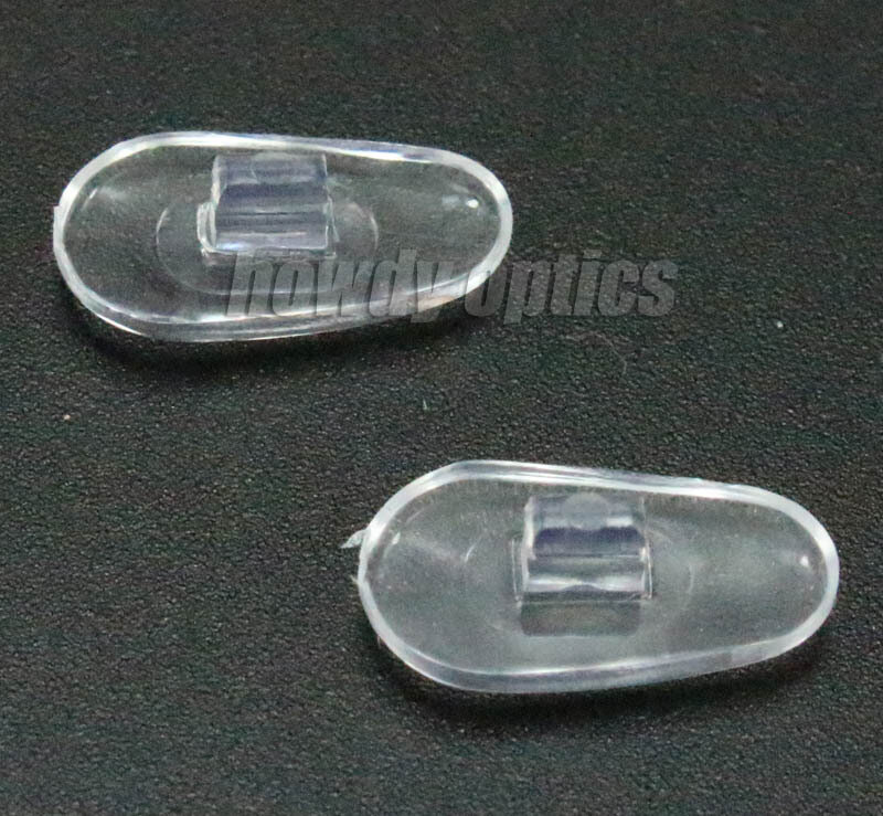 Almohadillas para la nariz de PVC para anteojos, accesorios para gafas tipo Push-in, tamaño 14mm, 100 piezas