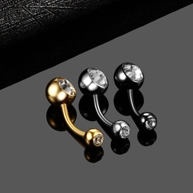 1PC Titanium Navel Piercings Nombril Banana Earring Goth Belly Button Rings Piercing Ombligo Navel Rings Women Body Jewellery