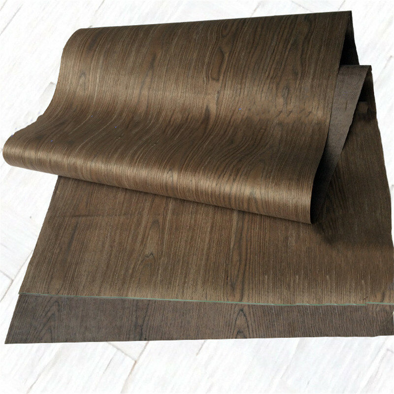 Chapa de madera sintética reformada, tecnología de chapa de madera Artificial, nogal, E.V 60x250cm C/C