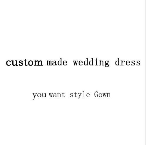 Custom made wedding dress or prom dress or other style you want