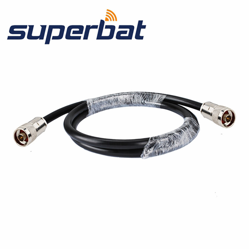 Superbat – câble Coaxial de type N vers câble mâle en queue de cochon KSR400, 1M, 100cm, à faible perte